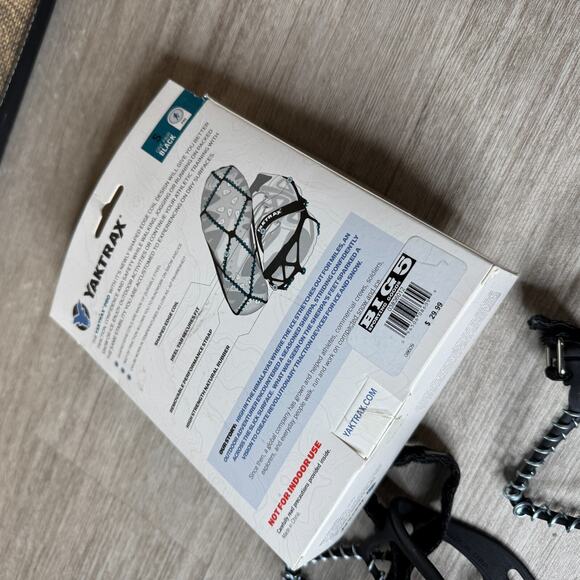 Yaktrax Pro Winter Traction Shoe Clamps W/ Strap Small NOB - Picture 3 of 4